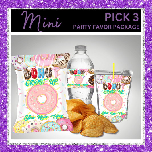 Pick 3- Party Package (Digital, Empty or Filled)